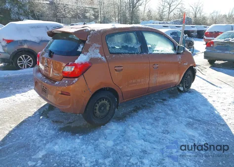 2017 Mitsubishi Mirage Es из США, поврежденный, VIN ML32A3HJ5HH001326